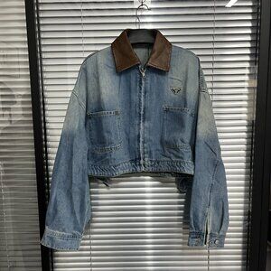 Prada blue-brown denim jacket